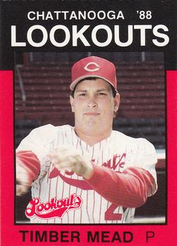 1988 Best Chattanooga Lookouts #1 Timber Mead Front