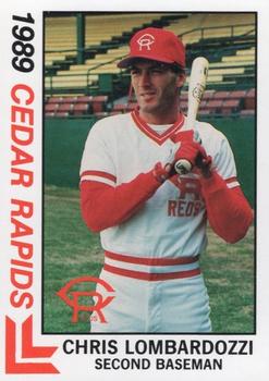 1989 Best Cedar Rapids Reds #28 Chris Lombardozzi Front