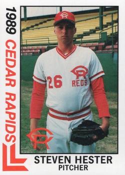 1989 Best Cedar Rapids Reds #29 Steve Hester Front