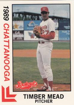 1989 Best Chattanooga Lookouts #13 Timber Mead Front