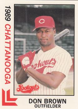 1989 Best Chattanooga Lookouts #22 Don Brown Front