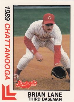 1989 Best Chattanooga Lookouts #4 Brian Lane Front