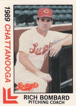 1989 Best Chattanooga Lookouts #8 Rich Bombard Front