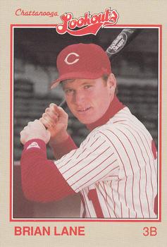 1989 Grand Slam Chattanooga Lookouts #14 Brian Lane Front