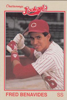 1989 Grand Slam Chattanooga Lookouts #5 Freddie Benavides Front