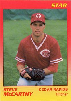 1989 Star Cedar Rapids Reds #11 Steve McCarthy Front