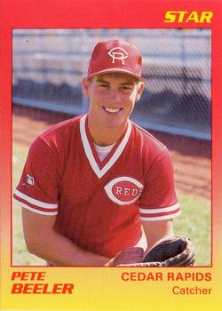 1989 Star Cedar Rapids Reds #25 Pete Beeler Front