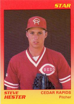 1989 Star Cedar Rapids Reds #27 Steve Hester Front