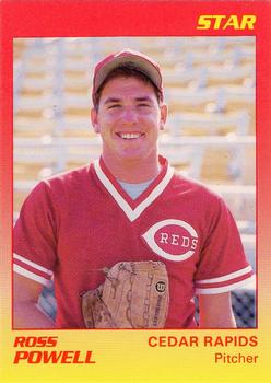 1989 Star Cedar Rapids Reds #30 Ross Powell Front