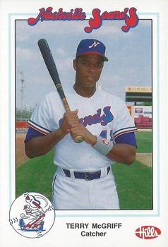 1989 Hills Nashville Sounds #NNO Terry McGriff Front