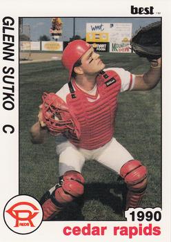 1990 Best Cedar Rapids Reds #2 Glenn Sutko Front