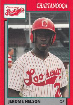 1990 Grand Slam Chattanooga Lookouts #23 Jerome Nelson Front