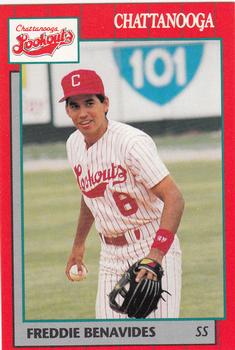 1990 Grand Slam Chattanooga Lookouts #5 Freddie Benavides Front