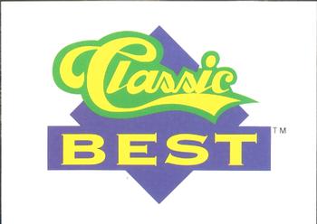 1991 Classic Best Charleston Wheelers #NNO Cincinnati Reds logo Front