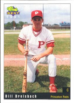 1991 Classic Best Princeton Reds #12 Bill Dreisbach Front