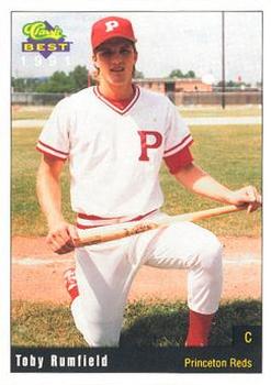 1991 Classic Best Princeton Reds #13 Toby Rumfield Front