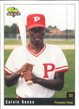 1991 Classic Best Princeton Reds #15 Calvin Reese Front