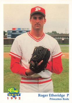 1992 Classic Best Princeton Reds #9 Roger Etheridge Front
