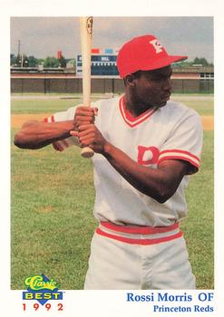 1992 Classic Best Princeton Reds #20 Rossi Morris Front