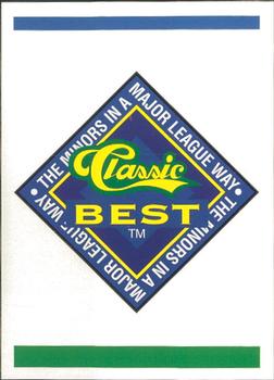 1993 Classic Best Charleston Wheelers #30 Checklist Front