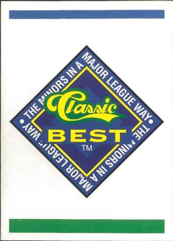 1993 Classic Best Charleston Wheelers #29 Logo Card Front