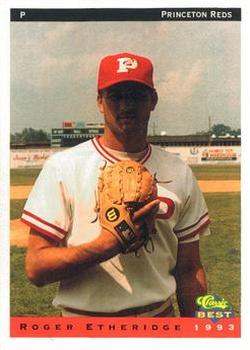1993 Classic Best Princeton Reds #9 Roger Etheridge Front