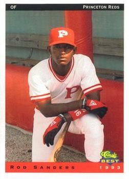 1993 Classic Best Princeton Reds #27 Rod Sanders Front