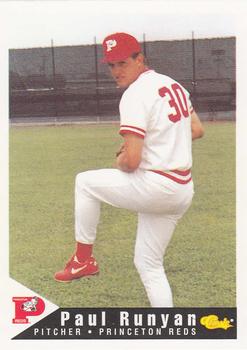 1994 Classic Best Princeton Reds #21 Paul Runyan Front