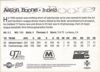 1997 Best Indianapolis Indians #7 Aaron Boone Back
