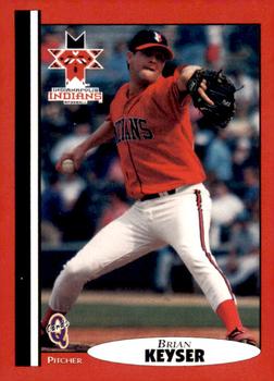 1998 Blueline Q-Cards Indianapolis Indians #10 Brian Keyser Front