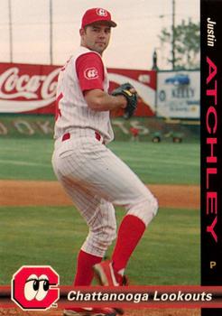 1998 Grandstand Chattanooga Lookouts #NNO Justin Atchley Front
