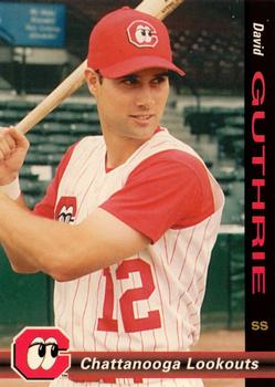 1998 Grandstand Chattanooga Lookouts #NNO David Guthrie Front
