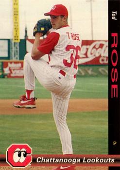 1998 Grandstand Chattanooga Lookouts #NNO Ted Rose Front