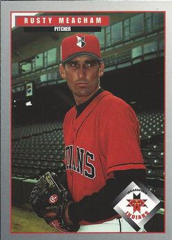 1999 Blueline Indianapolis Indians #19 Rusty Meacham Front