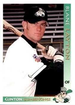1999 Grandstand Clinton LumberKings #NNO Blane Layton Front