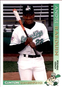 1999 Grandstand Clinton LumberKings #NNO Andre Rabouin Front