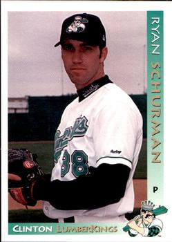 1999 Grandstand Clinton LumberKings #NNO Ryan Schurman Front