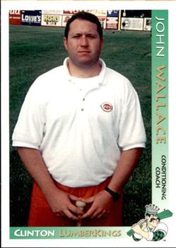 1999 Grandstand Clinton LumberKings #NNO John Wallace Front