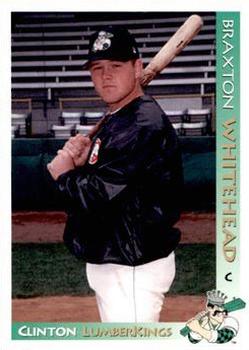 1999 Grandstand Clinton LumberKings #NNO Braxton Whitehead Front