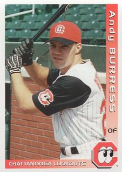2000 Grandstand Chattanooga Lookouts #NNO Andy Burress Front