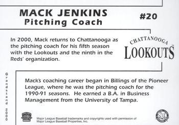 2000 Grandstand Chattanooga Lookouts #NNO Mack Jenkins Back