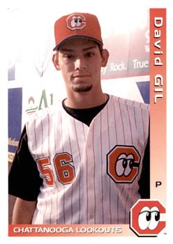 2000 Grandstand Chattanooga Lookouts Update #7 David Gil Front