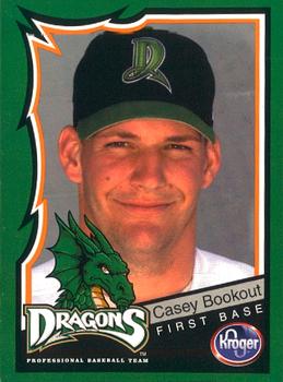 2000 Kroger Dayton Dragons #10 Casey Bookout Front