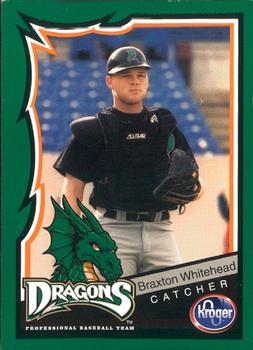 2000 Kroger Dayton Dragons #16 Braxton Whitehead Front