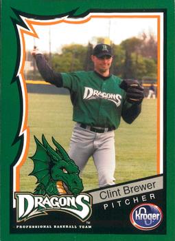 2000 Kroger Dayton Dragons #20 Clint Brewer Front