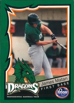 2000 Kroger Dayton Dragons #23 James Matan Front