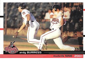 2001 Grandstand Mudville Nine #6 Andy Burress Front