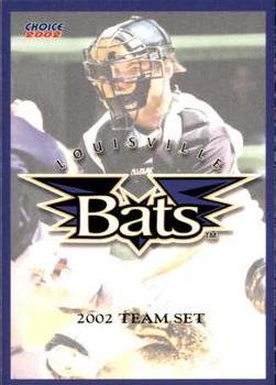2002 Choice Louisville Bats #NNO Checklist Front