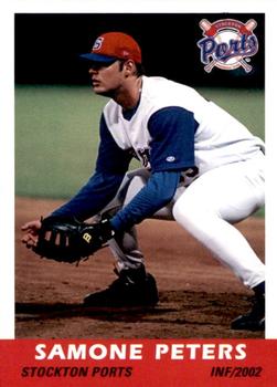 2002 Grandstand Stockton Ports #NNO Samone Peters Front