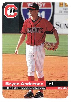 2003 Grandstand Chattanooga Lookouts #NNO Bryan Anderson Front